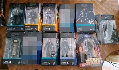 Hasbro Star Wars The Black Series LOT OF 9 Action Figures Darkside/Sith Lords