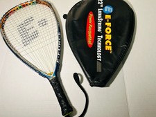 E-Force Bedlam Stun 170G Racquetball Racquet 3 5/8 Grip Power Racket w Case