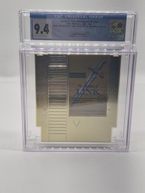 Zelda II Link NES CGC 9.4 Graded Nintendo Cartridge Not Wata, PSA, VGA