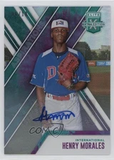 2017 Panini Elite Extra Edition Aspirations Tie-Dye /10 Henry Morales #171 Auto