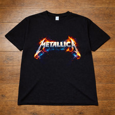 Metallica Band T Shirt – Classic Rock Metal Logo Tee – Adults & Kids