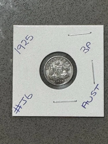 1925 Australia Threepence — photo from the most recent tracked eBay sale
