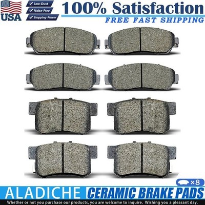 For 2007 - 2016 Honda CR-V Front & Rear Ceramic Disc Brake Pads