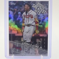 Topps 2022 Series 1 2021's Greatest Hits Ronald Acuña Jr. #21GH-11 Braves
