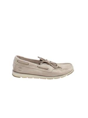 Timberland Herrenschuhe UK 6 hellbraun 100% Wildleder Bootsschuh