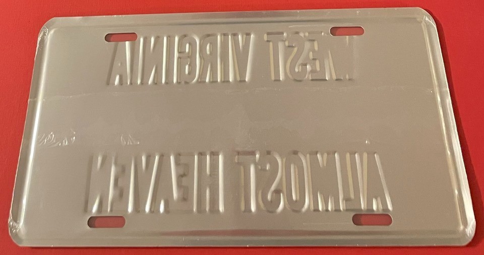 West Virginia Almost Heaven Booster License Plate