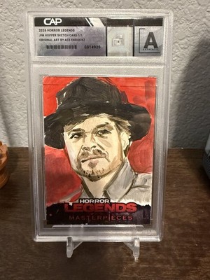 Horror Legends Masterpieces Jim Hopper Stranger Things 1/1 Sketch