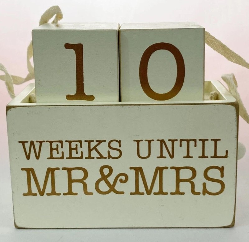 Wedding/Anniversary Calendar COUNTDOWN Blocks PRIMITIVES BY KATHY