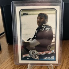 Topps 1988 Bo Jackson Rookie #327 Los Angeles Raiders Football Card