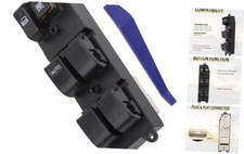 Master Window Switch Front Left Driver Side Power Control Button, Fit for 98