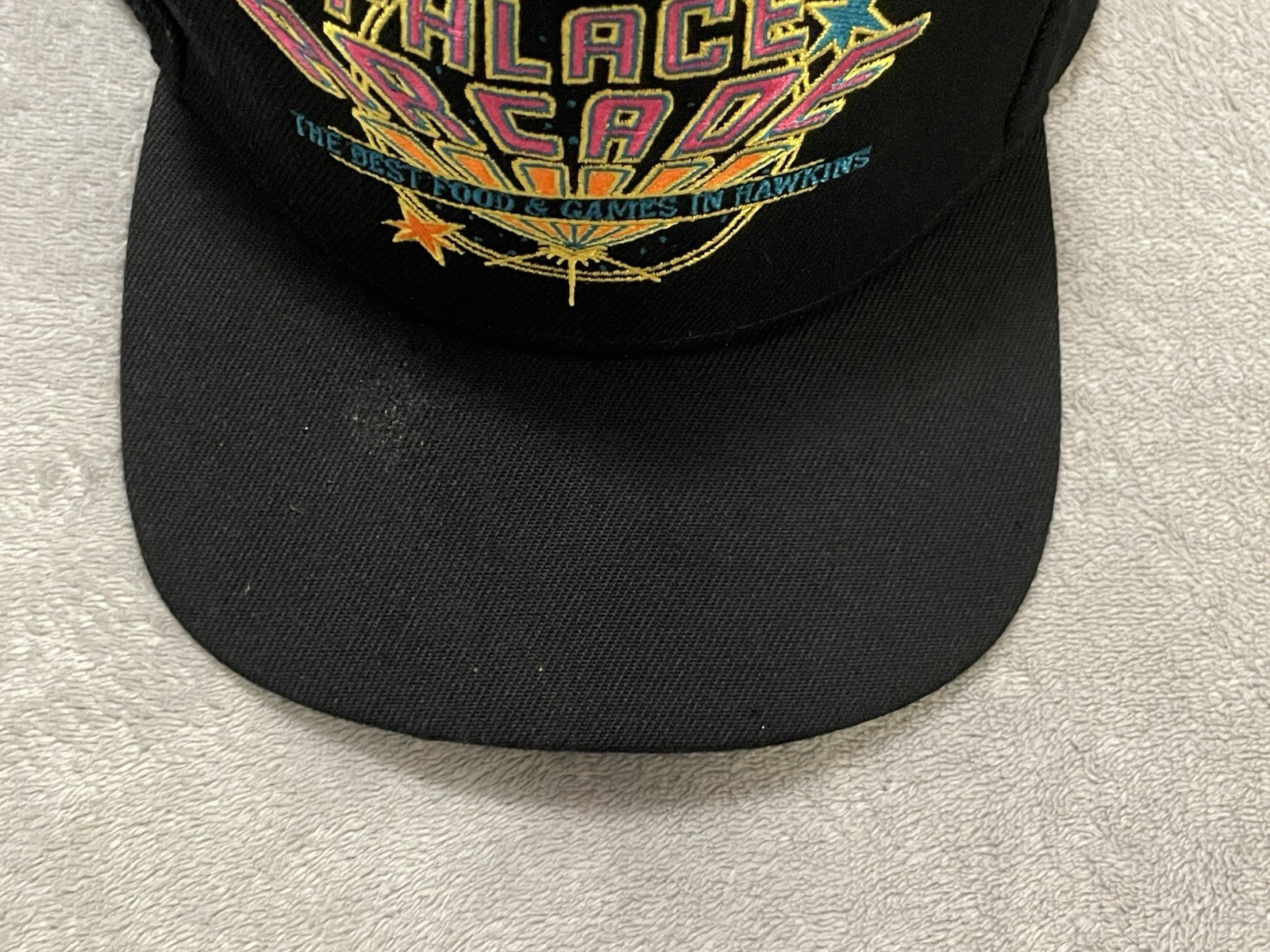 Stranger Things Black Adjustable Strapback Hat Ca… - image 4