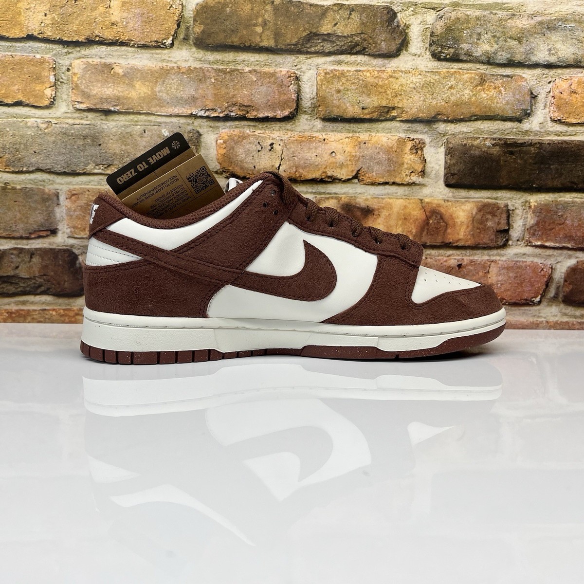 Nike Dunk Low Brown Women's Size 9.5 Casual Shoes Red Sepia