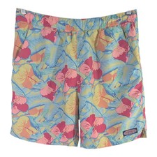 Vineyard Vines Swim Trunks Shorts Hawaiian Floral Flowers Small 33 Hibiscus