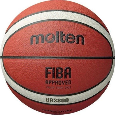 Molten BG3800 Size 7 Composite Leather Basketball FIBA Orange/Beige