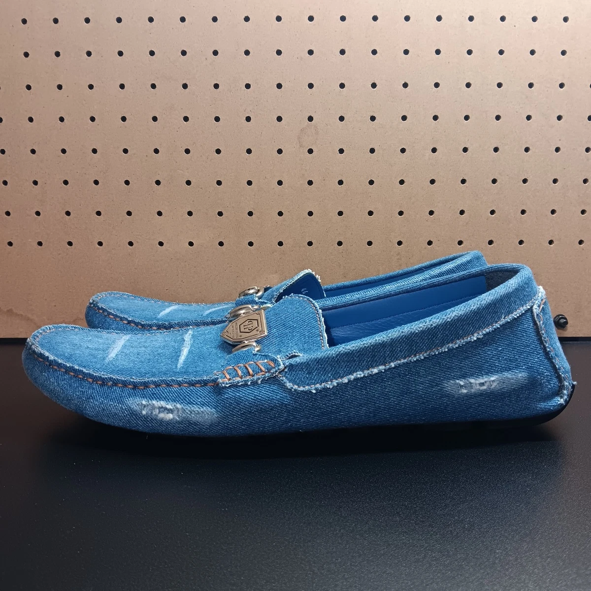 Denim Moccasin Casual Shoes for Men for sale | eBay