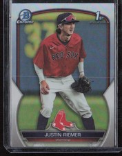 2023 Bowman Chrome #BDC-182 Justin Riemer Refractor