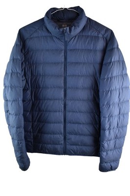 UNIQLO Daunenjacke blau Größe XS Herren gesteppt wattiert Freizeit Outdoor