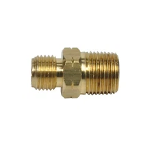 Mr. Heater F276153 Gold Solid Brass Propane Fitting 3/8 x 9/16 MPT Dia. in.