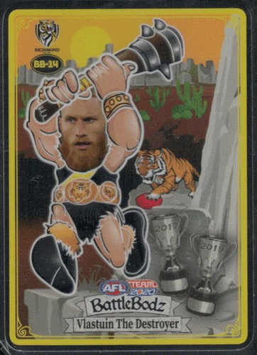2020 AFL TEAMCOACH GLOW FOOTY BATTLEBODZ; Individual Card Sale. - Picture 12 of 13