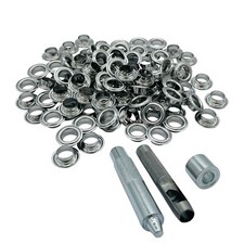 230 Stück 10mm/12mm/14mm Stahl Ösen Sets Plane Leder Vorzelt Zelt