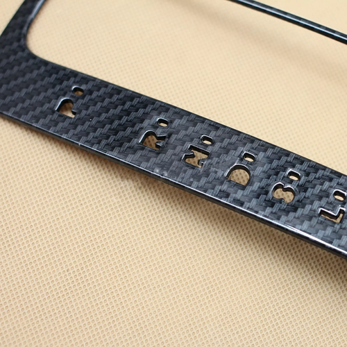 Carbon Fiber Interior Gear Shift Panel Cover Trims For Honda Civic 2016-2021 - Picture 5 of 5