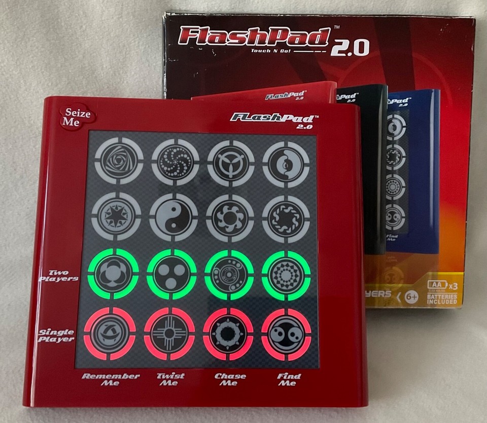 FlashPad 2.0 Touch Screen Memory Interactive Electronic Game - Red | eBay