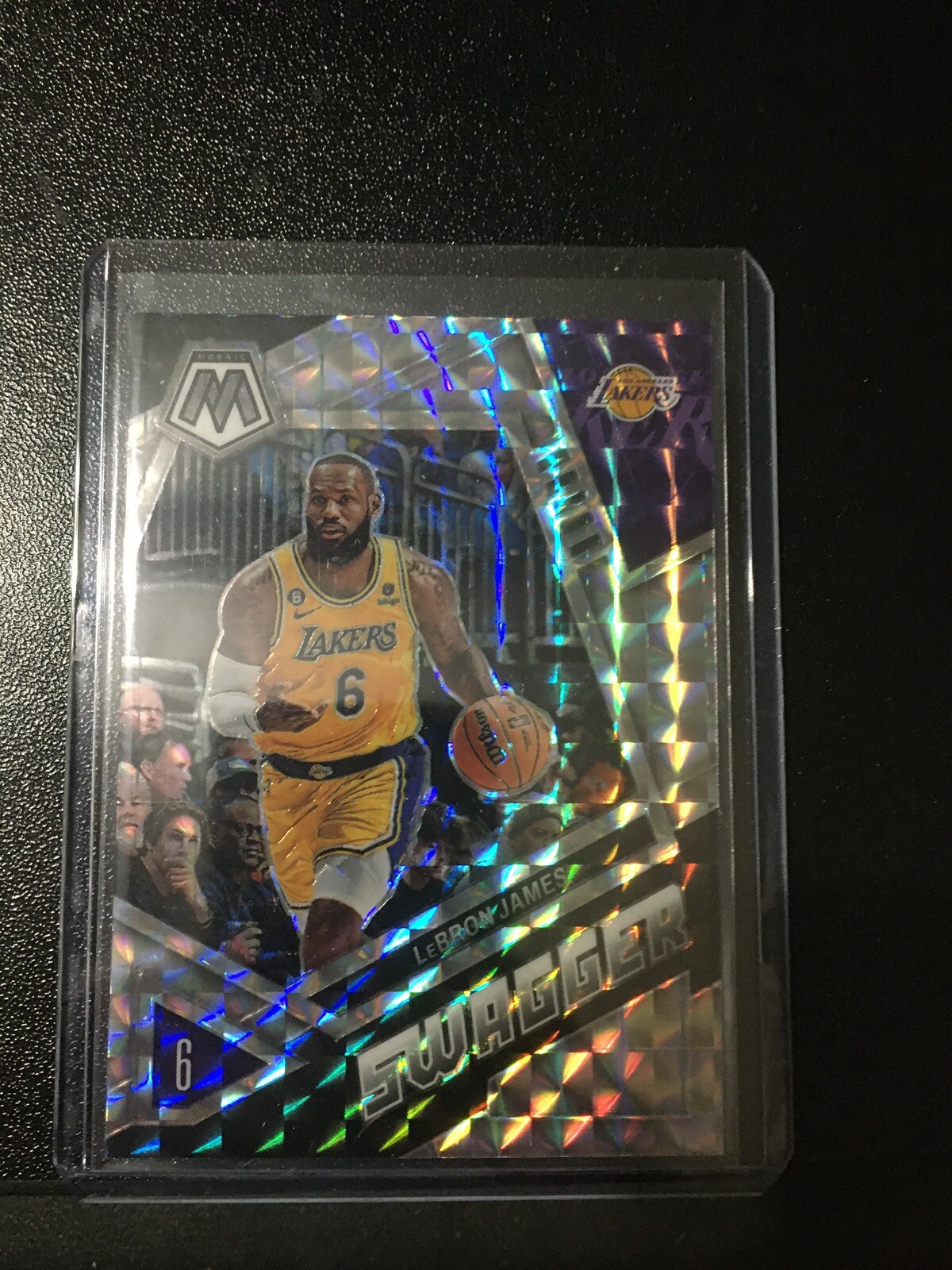 2022-23 Panini Mosaic - LeBron James Swagger Prizm - Los Angeles Lakers