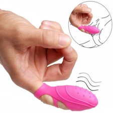 Finger Vibrator G-spot Clit Massager Stimulator Adult Sex Toys for Women Couples