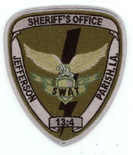 LOUISIANA JEFFERSON PARISH SHERIFF SWAT NICE SHOULDER PATCH POLICE