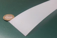 Hdpe White Bar 1/32" (.031") Thick x 1.75" Wide x 24" Long, 12 Pcs, 24 Ft Total