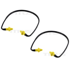 2 EARPLUGS U-BAND BANDED BEHIND NECK HEAD BTH HEARING PROTECTION SHOOTING RANGE 