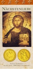 50 Euro GOLD 2003 " NÄCHSTENLIEBE "   *Folder*