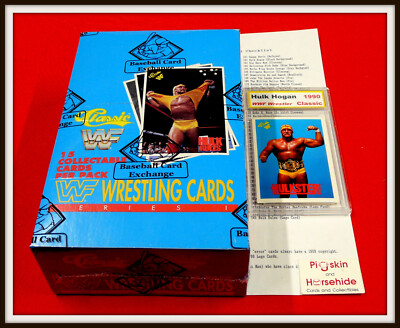 1990 Classic WWF Series-1 Factory Wax Pack Box Sealed FASC + BONUS