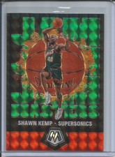 SHAWN KEMP 2019-20 PANINI MOSAIC JAM MASTERS GREEN PRIZM #14