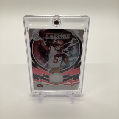 2021 Panini Elements Electric Silver Rookie Trey Lance patch /47