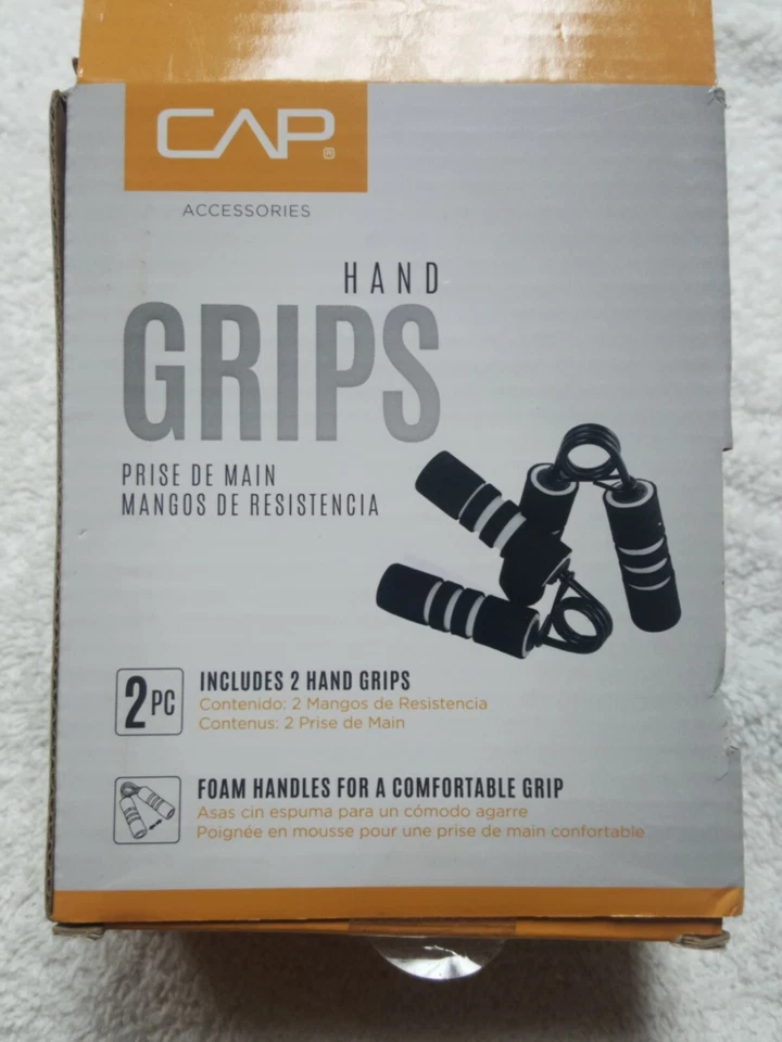 Empuñaduras de mano de espuma de ejercicio Cap agarre de antebrazo empuñaduras fortalecedoras ejercitador pesado Foto 2 de 3