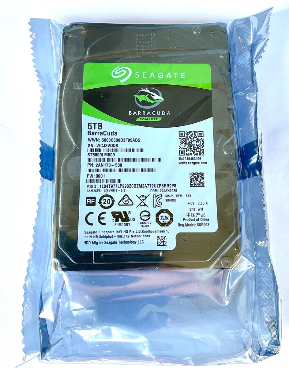 Seagate barracuda hotsell 5tb 2.5
