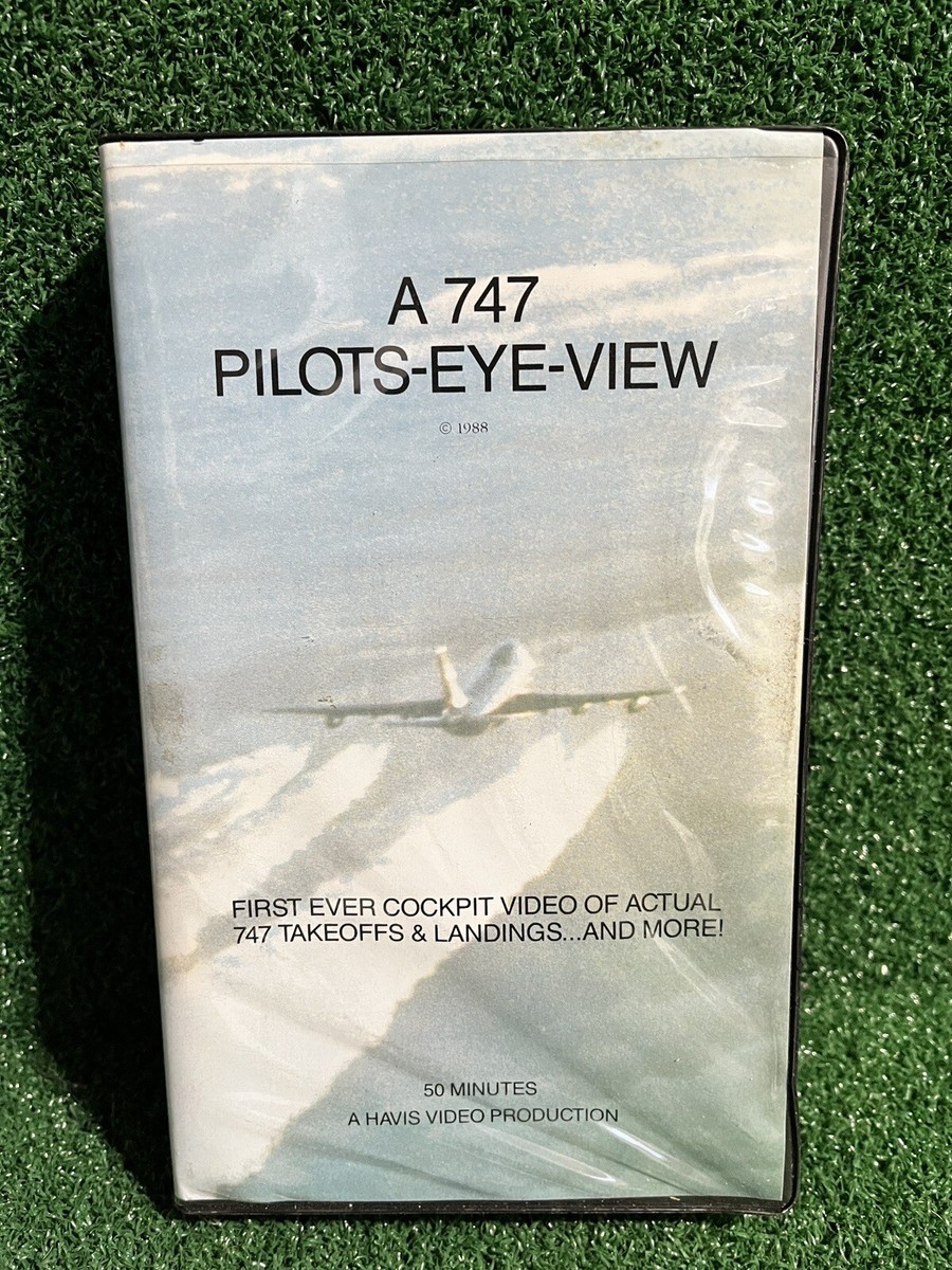 A 747 Pilots-Eye-View VHS Aviation Airplane Documentary Havis
