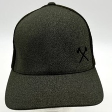 Gorra de béisbol Flexfit Hammer Axe para hombre mediana malla gris oliva gorra militar