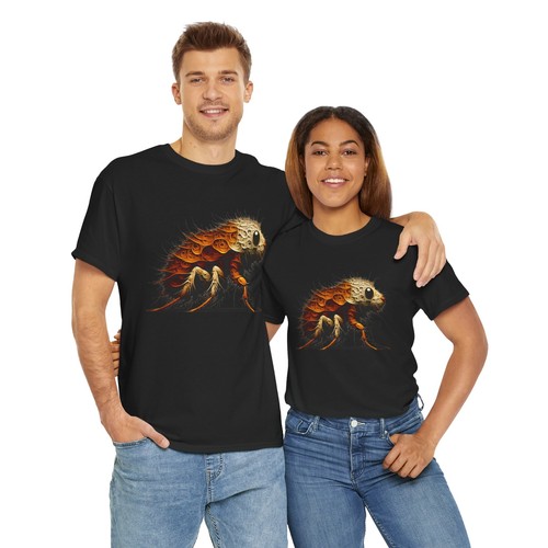 Unisex Adult T Shirt Dadaism Flea Abstract Unconventional Weird Insect Bug Tee - Picture 23 of 25