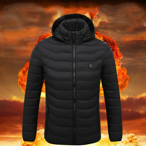 USB Electric Heated Jacket Coat Winter 