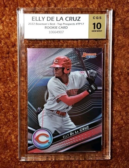 スポーツ選手 ELLY DE LA CRUZ_2022 Bowman's Best ELLY DE LA CRUZ* 2022 Bowman's Best Top Prospects #TP17 *CGS