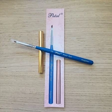 Petal Nail Art Brush - Angular #15 with Cap for French Tip, Design Nail Art tip
