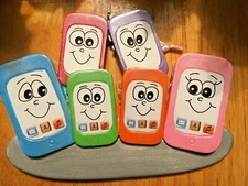 POLAR X Cell Phone Family of 6 Personalizable Christmas Tree Ornament Ships Free