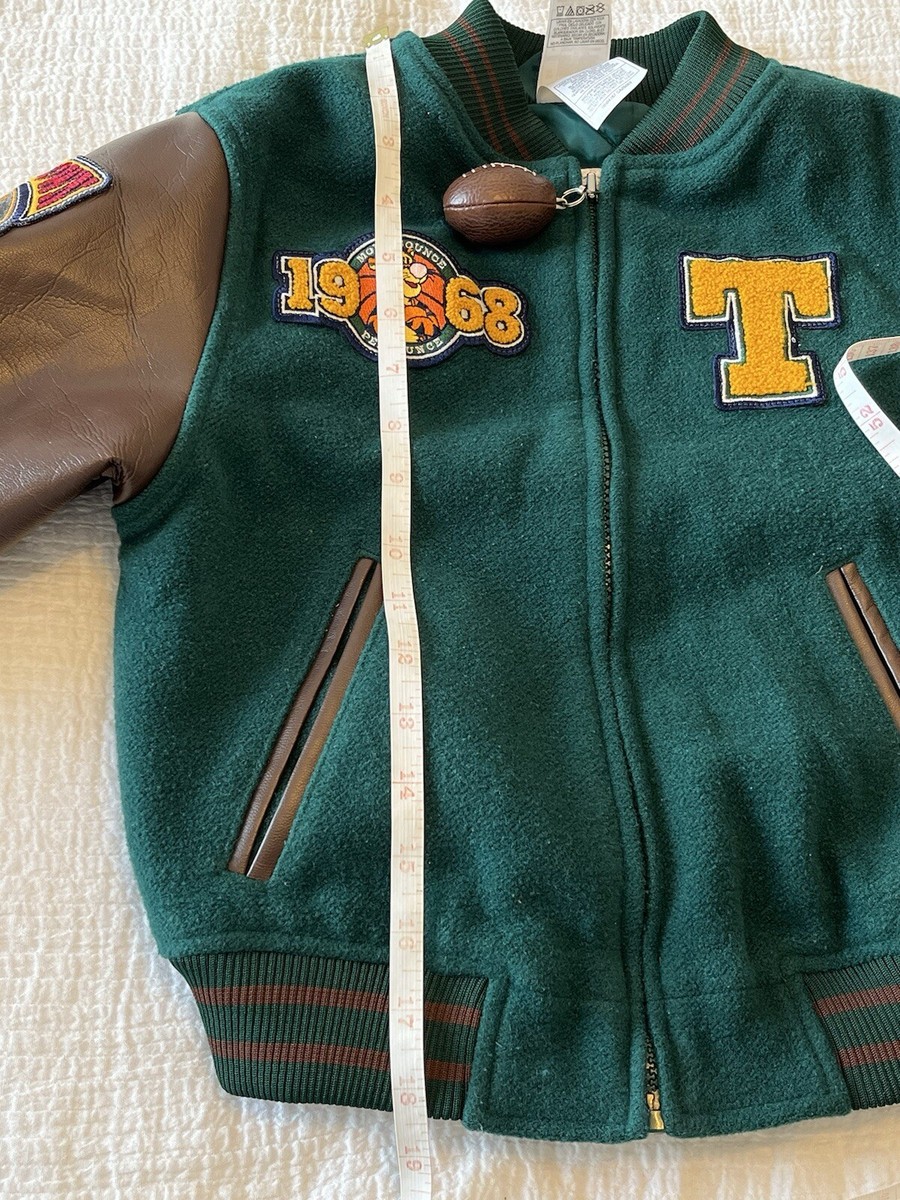 Tigger Disney Store vintage kids Letterman bomber varsity jacket