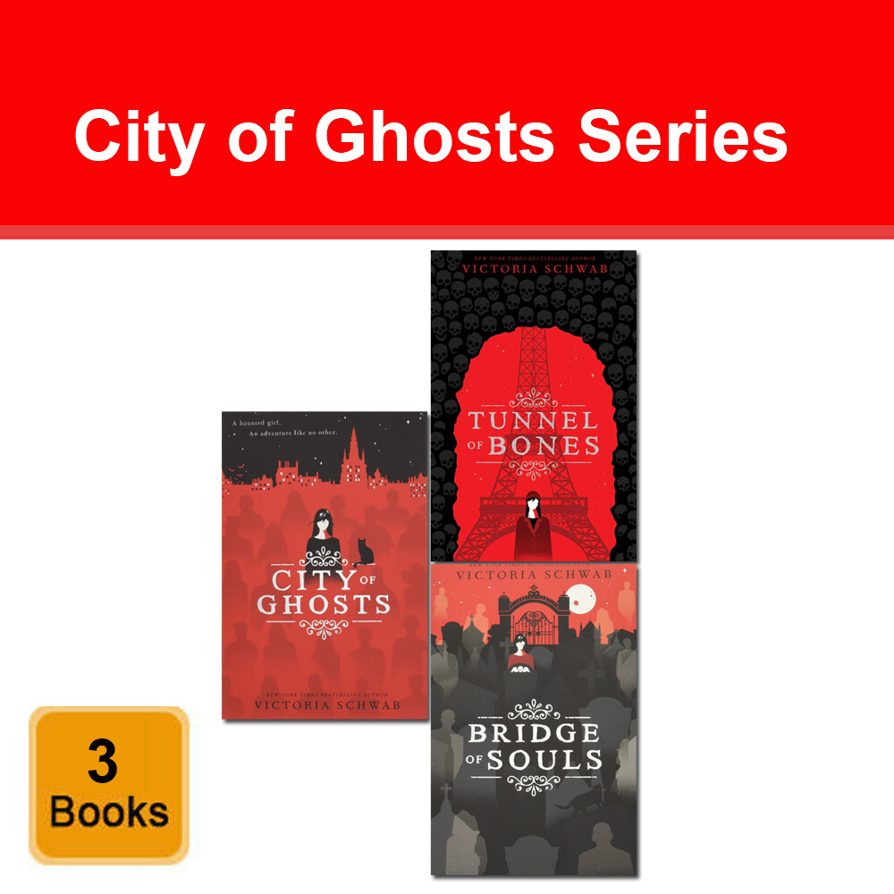 City of Ghosts Series 3 Collection Books Set by Victoria Schwab Bridge of Souls