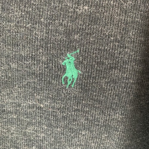 Polo Ralph Lauren Grey Shawl Neck Button Pullover Jumper Size Men's Large L - Picture 3 of 11