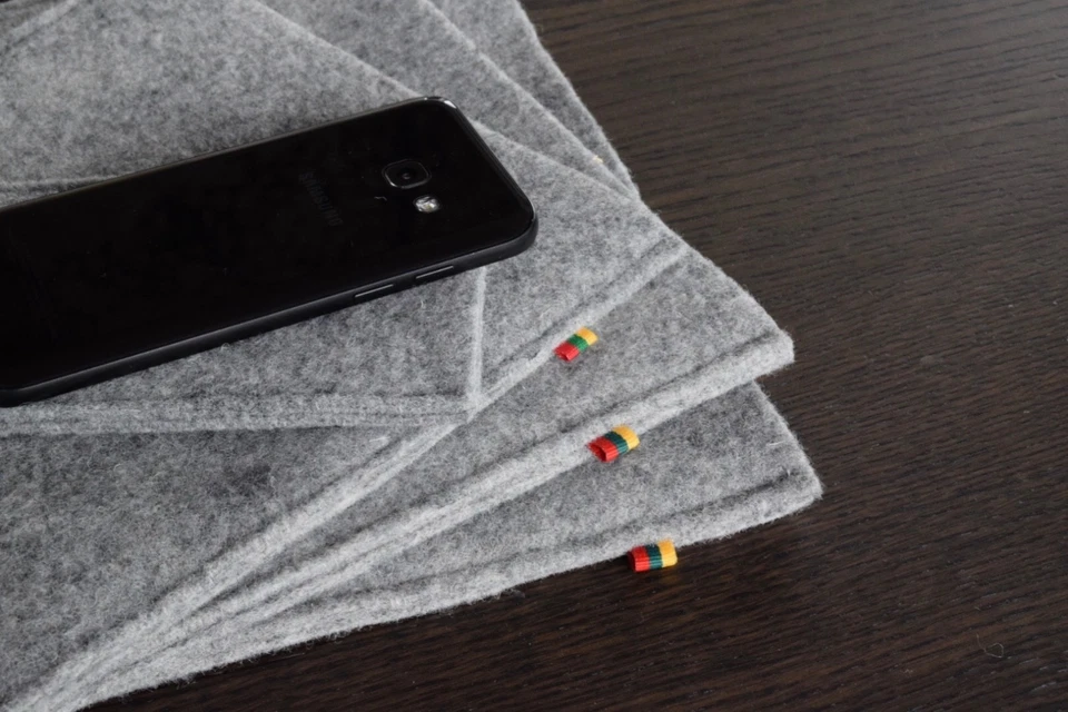 Funda para TODOS los teléfonos Samsung! funda fieltro funda funda funda bolsa Foto 4 de 4