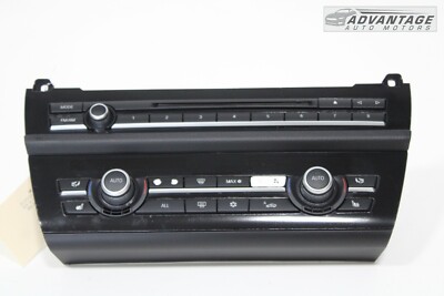 2011-2016 BMW 535I F10 DASHBOARD FM AM RADIO & CLIMATE CONTROL SWITCH PANEL OEM