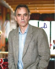 DR. JORDAN B. PETERSON SIGNED 8x10 PHOTO 12 RULES FOR LIFE BOOK AUTHOR PROOF COA